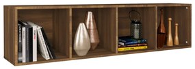 Libreria/Mobile TV Rovere Marrone 36x30x143cm Legno Multistrato