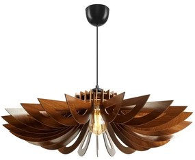 Lampadario a sospensione con filo 1xE27/60W/230V marrone diametro 52 cm