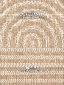 Tappeto da interno/esterno color crema/di colore naturale 160x230 cm Haringey Woodfield – Ted Baker