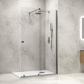 Box doccia walk in scorrevole 180 cm finitura cromo | KNM4000W-C - KAMALU