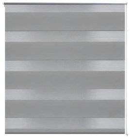 Tenda a rullo oscurante zebra 50x100 cm grigia