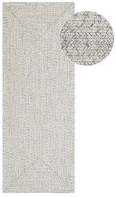 Tappeto da esterno bianco/beige 200x80 cm - NORTHRUGS