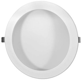 Faro LED da incasso Rotondo Luce INDIRETTA 24W Foro Ø200mm Colore Bianco Naturale 4.000K