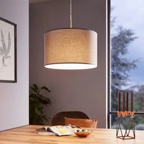 Eglo 31573 - Lampadario a sospensione con filo PASTERI 1xE27/60W/230V