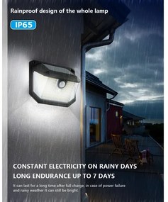 Brilagi - Applique a LED solare con sensore WALLIE LED/4W/5,5V IP65