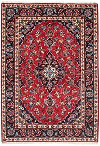 Kashan Tappeto 100 x 140 Rosso (Iran) Annodato A Mano