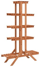 Supporto Per Piante 83x25x132 Cm İn Legno Massello Di Abete /