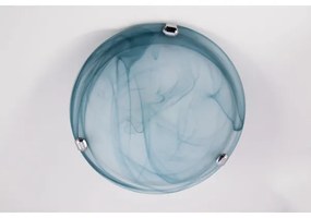 Redo 05-682 - Plafoniera VIRGINIA 1xE27/42W/230V diametro 25 cm blu