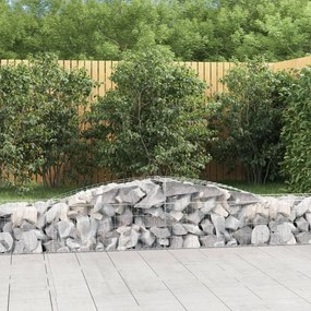 Cesti Gabbioni Ad Arco 10 Pz 400x50x40/60 Cm Ferro Zincato /