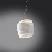 Sospensione Moderna 1 Luce Bea In Polilux Bianco D40 Made In Italy