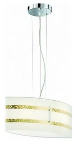 Trio - Lampadario a sospensione con filo NIKOSIA 2xE27/40W/230V oro