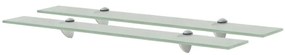 Mensole Galleggianti 2 Pz İn Vetro 70x20 Cm 8 Mm /