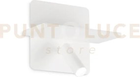 Piano applique da comodino doppia emissione con mensola led 3000k 1...