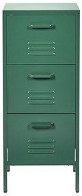 Armadio da ufficio metallo verde scuro 40 x 43 cm WOSTOK Beliani