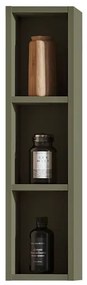 Pensile bagno Opera laccato opaco verde salvia P 17 x L 20 x H 80 cm