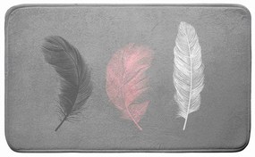 Tappetino da bagno grigio 45x75 cm Penelope - douceur d'intérieur