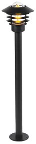 Lampada da esterno moderna nera 100 cm IP44 - Prato