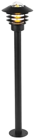 Lampada da esterno moderna nera 100 cm IP44 - Prato