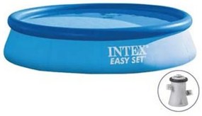 Intex - piscina 'easy set' rotonda autoportante con pompa filtro CM.305X76H. - capacit LT.3853 - KG.10,8 (28122)
