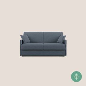 Evans Divano letto in tessuto Ecosostenibile blu