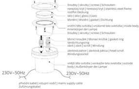 Luce da incasso LED da esterno ROAD LED/0,5W/230V IP67 6000K