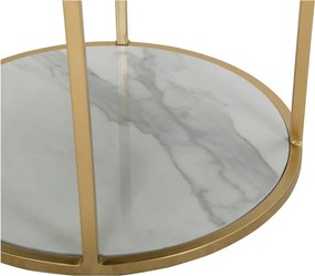 Comodino in nero e oro Montpellier - Mauro Ferretti