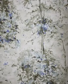 Tapete Lochwood von Osborne & Little - Indigo/ Charcoal