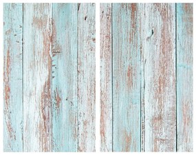 Set di copri fornelli in vetro temperato 2 pz 30x52 cm Blue Wood – Allstar