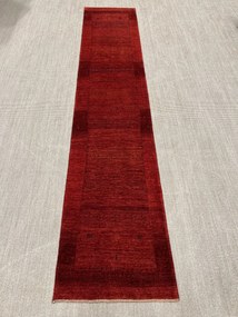 Loribaft Tappeto persiano 430 x 90 Rosso (Iran) Annodato A Mano