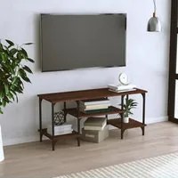 Mobile Porta TV Rovere Marrone 102x35x45,5 cm Legno Multistratocod mxl 79343