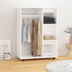 Armadio Bianco 80x40x110 Cm İn Truciolato /