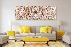 Quadro su tela – Mandala etnica astratta
