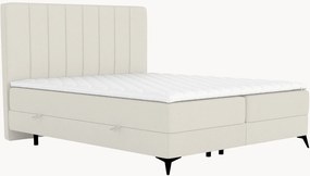 Letto boxspring fatto a mano con contenitore Aggaz, H3