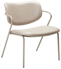 Poltrona in similpelle beige Zed - DAN-FORM Denmark