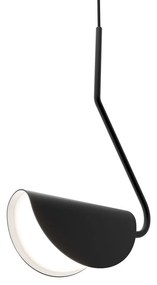 Lampadario A Sospensione Moderno Mollis Metallo Nero Acrilico 1 Luce G9 7W