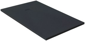 Piatto doccia MOLDCOM COMPOSITES in resina Cosmos Stone nero L 90 x L 140 x H 3 cm opaco