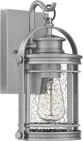 Quintiesse QN-BOOKER-S-IA - Lampada da parete per esterni BOOKER S 1xE27/60W/230V IP44 con finitura cromata