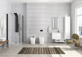 Box doccia nero 70x80 due battenti altezza 200h | KS2800AN - KAMALU