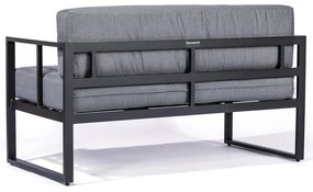 Divano da giardino a due posti grigio grafite Bellisima - Bonami Selection