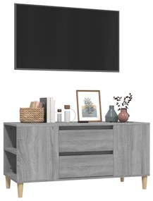 Mobile porta tv grigio sonoma 102x44,5x50 cm legno multistrato