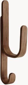 Gancio appendiabiti in legno di quercia fatto a mano Woody