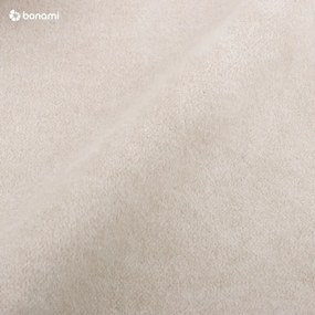 Letto matrimoniale beige imbottito con rete inclusa 160x200 cm Tulsa – Ropez