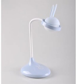 Lampada touch LED per bambini RABBIT LED/0,4W/5V 3000/6500K blu + USB