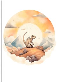 Quadro su tela – Mondo dei dinosauri sognante