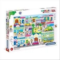 CLEMENTONI THE CITY NO LICENSE PUZZLE 104 Pz.