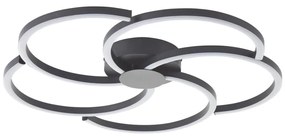 Brilliant - Plafoniera LED dimmerabile FICO LED/32W/230V diametro 57 cm nero