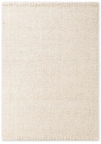 Tappeto color crema e avorio in misto lana tessuto a mano 160x230 cm Majoli – Elle Decoration