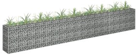 Gabbione Letto Rialzato İn Acciaio Zincato 360x30x60 Cm /
