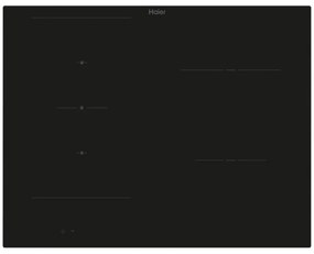 FB54CIRS Nero Da incasso 65 cm Piano cottura a induzione 4 Fornello(i). Colore del prodotto: Nero, Posizionamento dell'apparecchio: Da incasso,