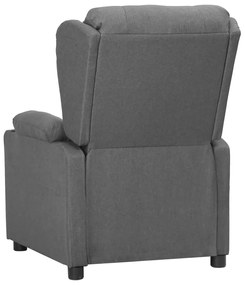 Poltrona alzapersona grigio chiaro tessuto